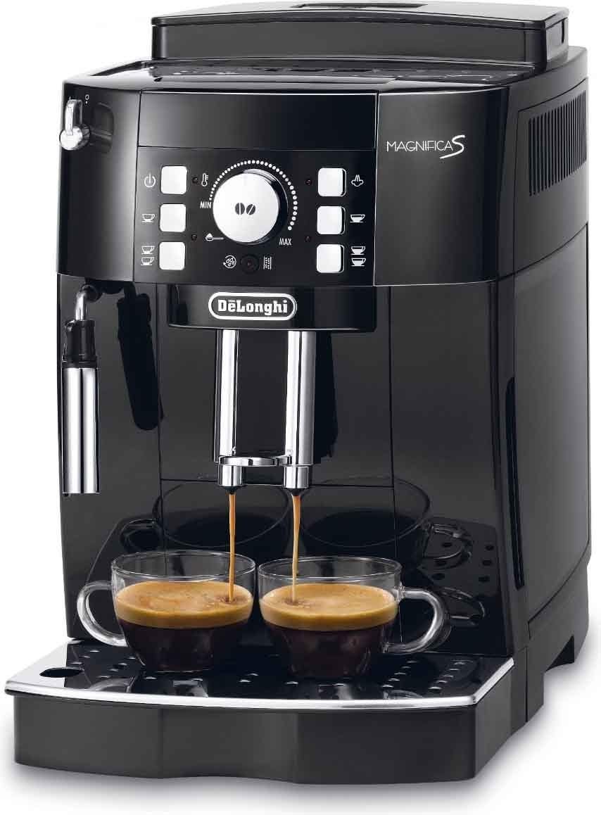 De'Longhi Perfetto Magnifica S ECAM21.110.B Macchina da Caffè Automatica per Espresso e Cappuccino, Caffè in Grani o in Polvere, 1450 W, 1,8 lt, Nero