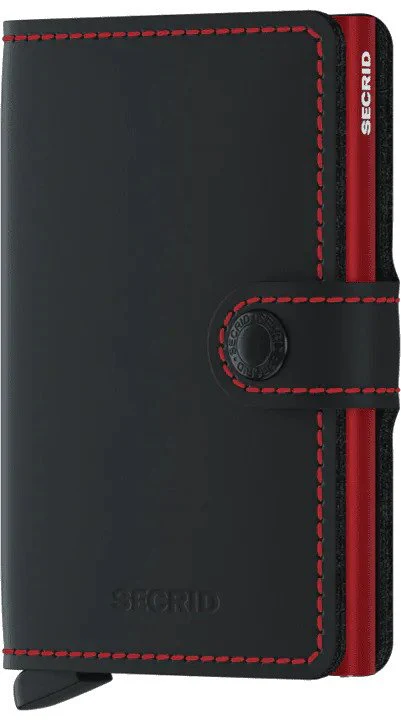 Secrid | Miniwallet - Matte Black/Red