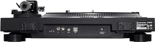 Audio Technica LP120xBTUSB Giradischi a Trazione Diretta (Bluetooth & USB) Nero : Elettronica