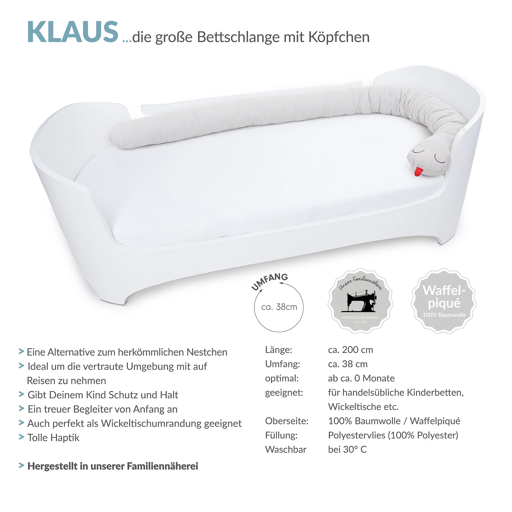KLAUS Bettschlange