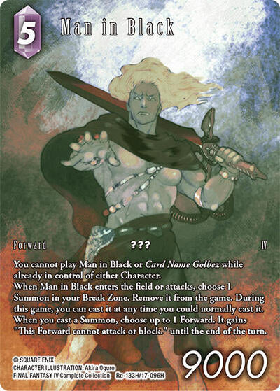 Man in Black (Full Art) - Re-133H/17-096H