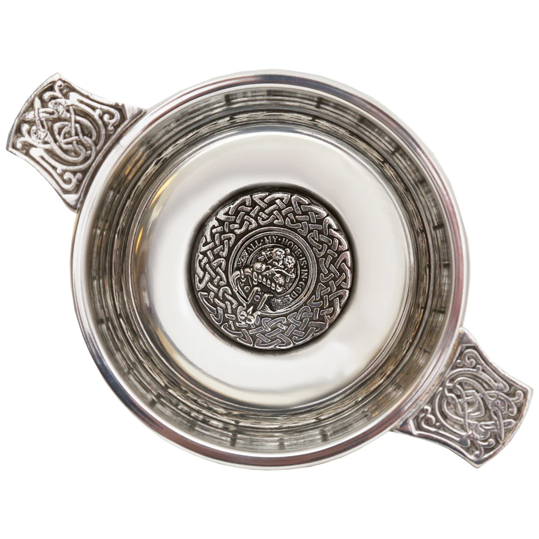 Clan Crest Quaich - Fraser