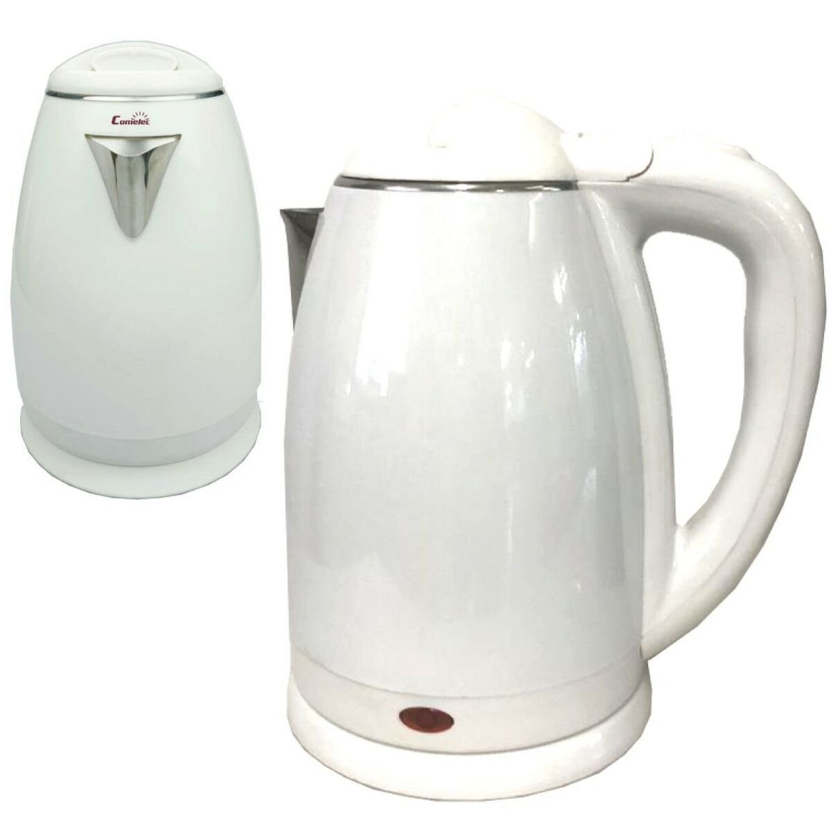 Wasserkocher 1,8 L Comelec Wasserkocher COMELEC WK7321 Weiß 1500 W 1,8 L