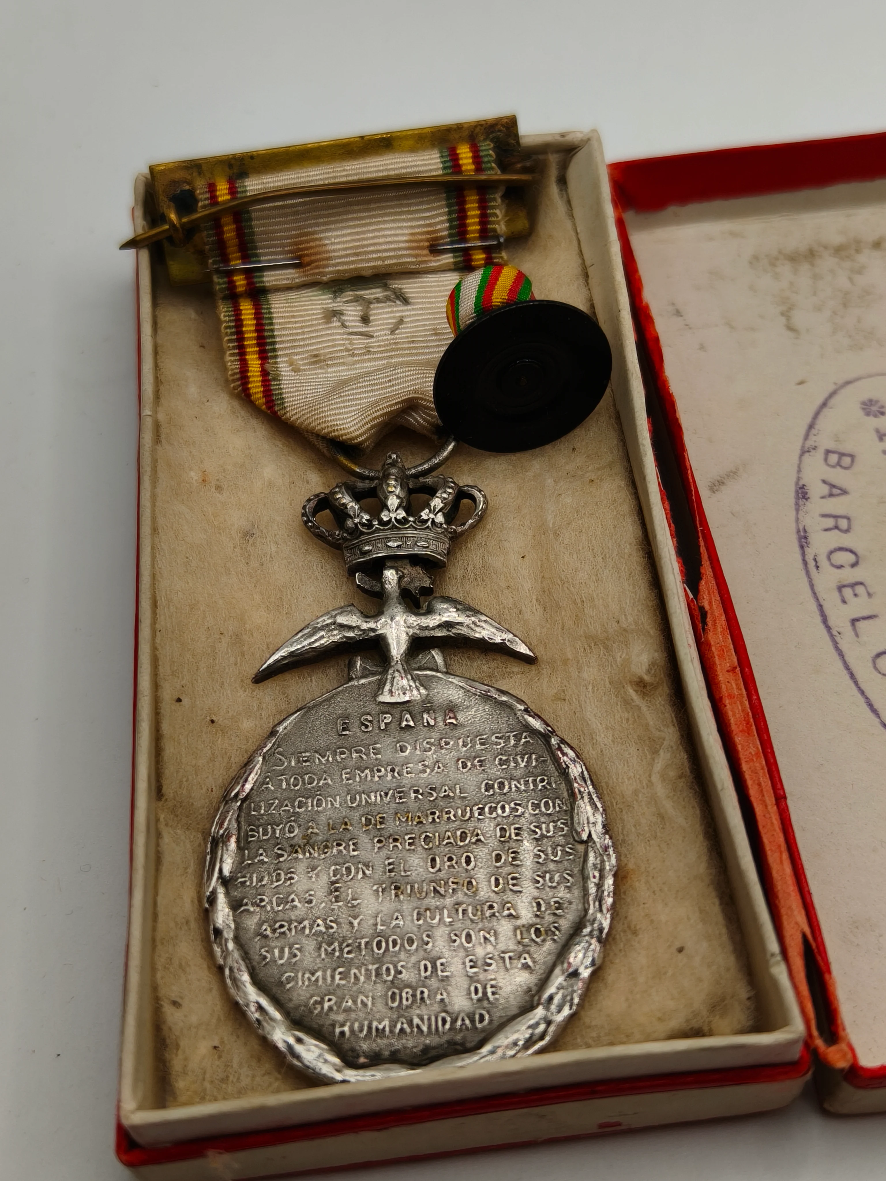 Medalla Paz de Marruecos 1927. Guerra de ��frica