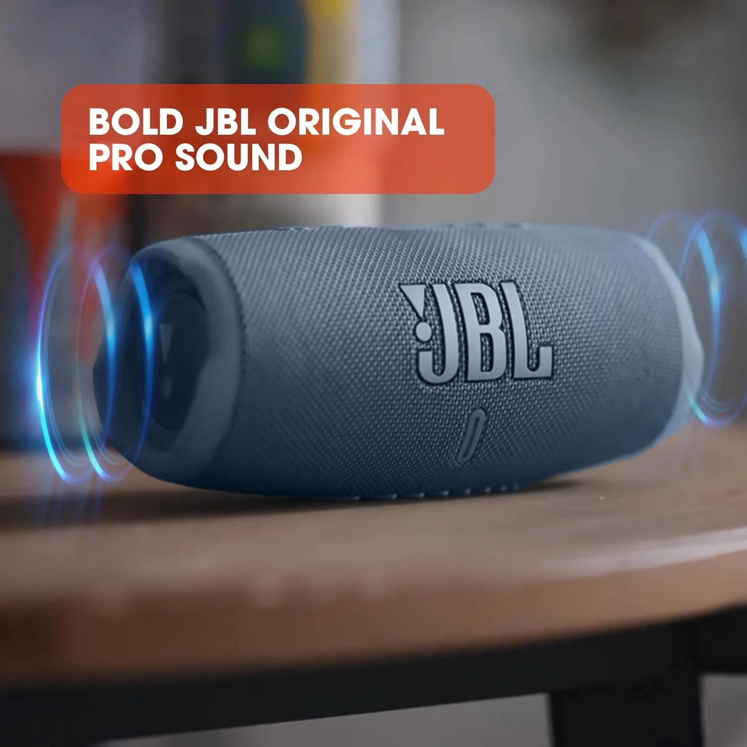 JBL Charge 5 Bluetooth-Lautsprecher in Schwarz �C Wasserfeste, portable Boombox mit integrierter Powerbank �C Eine Akku-Ladung f��r bis zu 20 Stunden kabellosen Musikgenuss