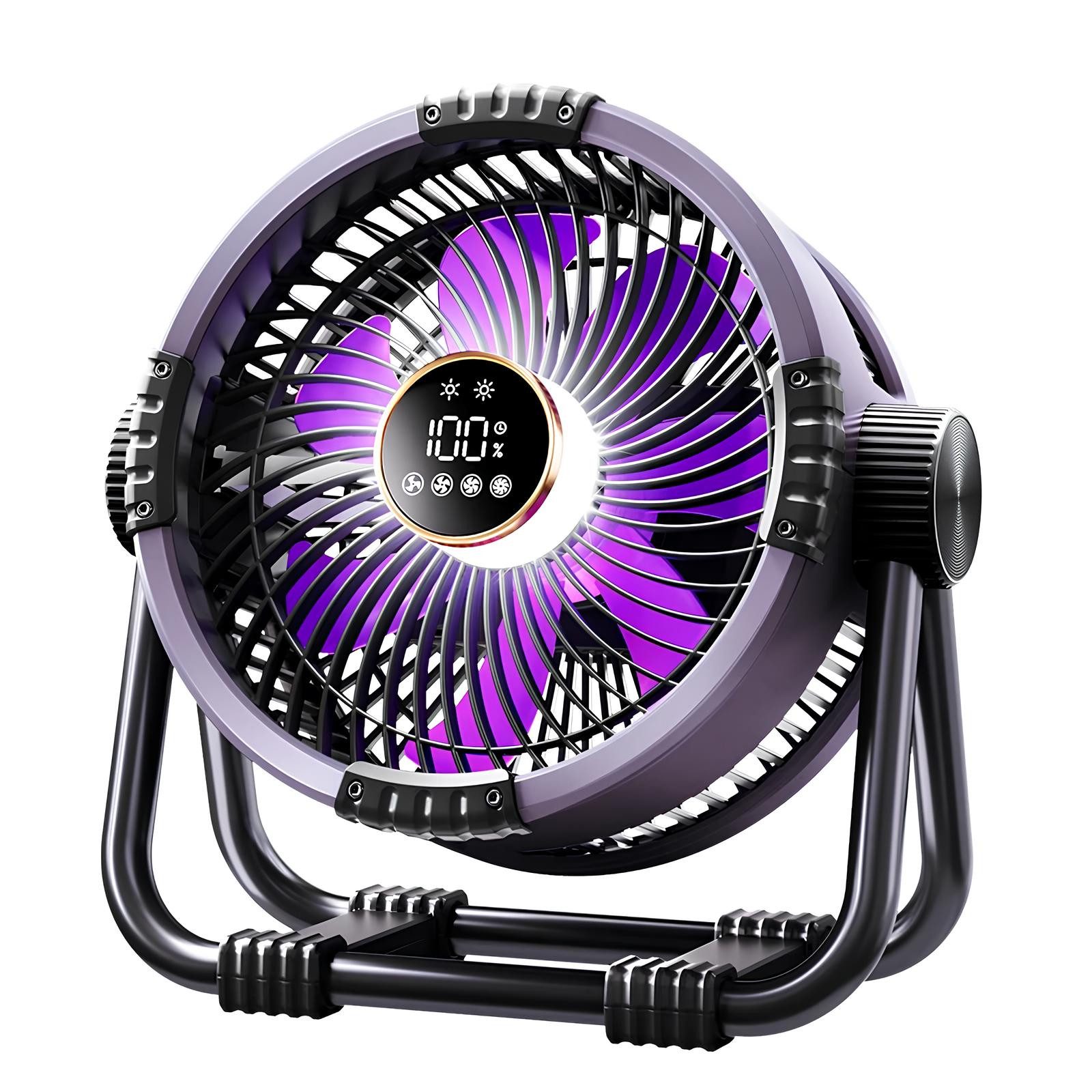 Bodenventilator Camping Ventilator Wiederaufladbar 20.000 mAh Outdoor Draußen