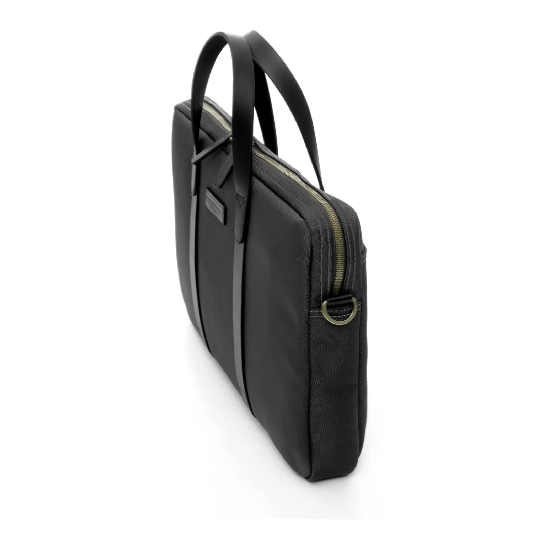 Cartella una zip Spalding & Bros Preston in tessuto nero 309254U900