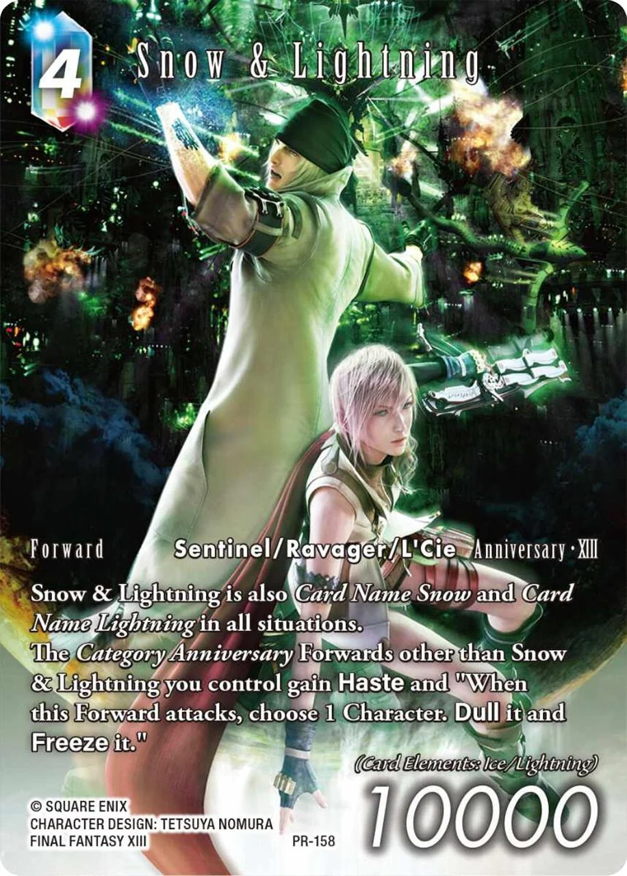 Snow & Lightning (Full Art) (PR-158) (PR)