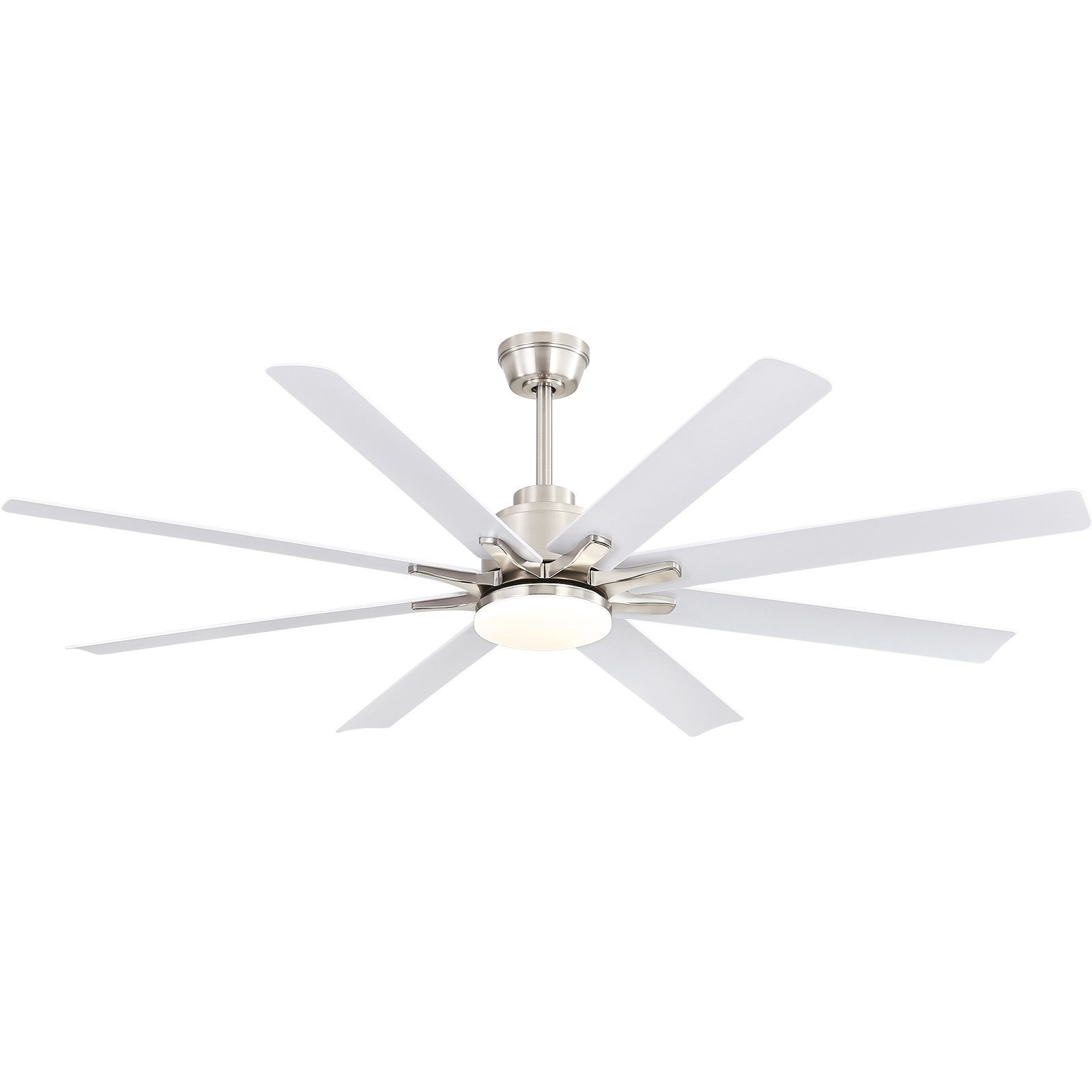 Deckenventilator mit dimmbarer 18W LED, 167,5cm Smart-Deckenventilator, Innen & Außen