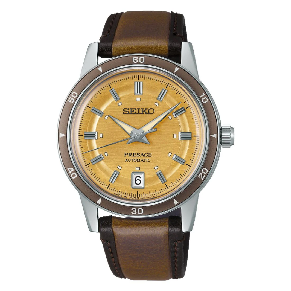 Orologio Seiko Presage Style 60's Golden Yellow SRPL75J1