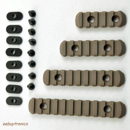 Polymer RAIL Sections for Hand Guards Dark Earth Rifle
