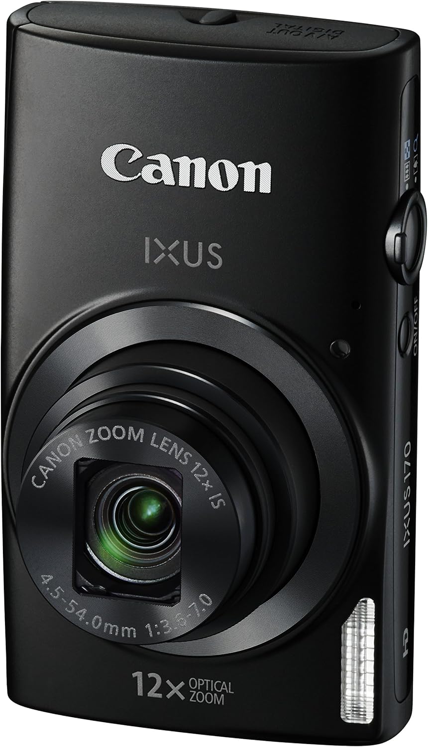 Canon IXUS 170 Fotocamera Compatta Digitale, 20 MP, Nero
