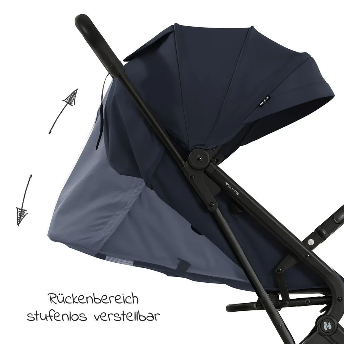 Kinder-Buggy Travel N Care - Navy Blue
