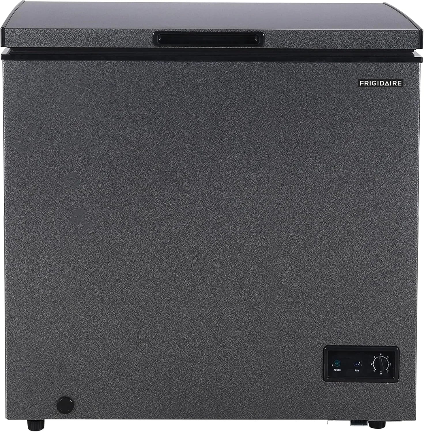Frigidaire 7 Cu. Ft. Chest Freezer, Granita Finish, Adjustable Thermostat, Easy Defrost, Removable Basket