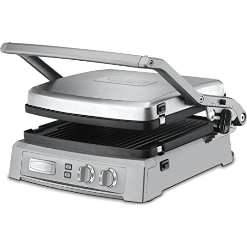 Cuisinart GR 150P1 Deluxe Electric Griddler, Stainless Steel: Electric Contact Grills: Home & Kitchen