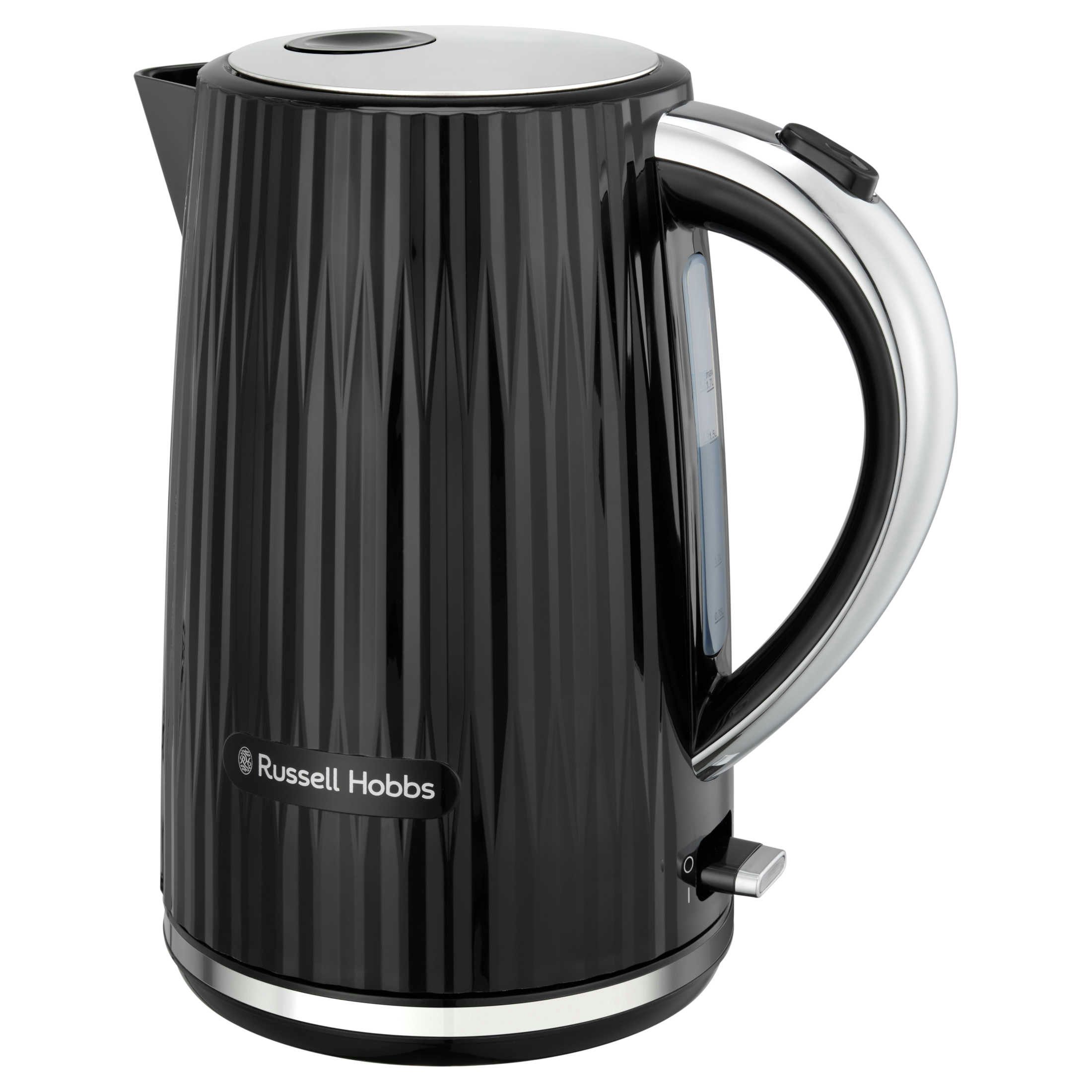 Wasserkocher RUSSELL HOBBS Eden 27361-70 Schwarz 1,7L Wasserstandsanzeige 2400 W