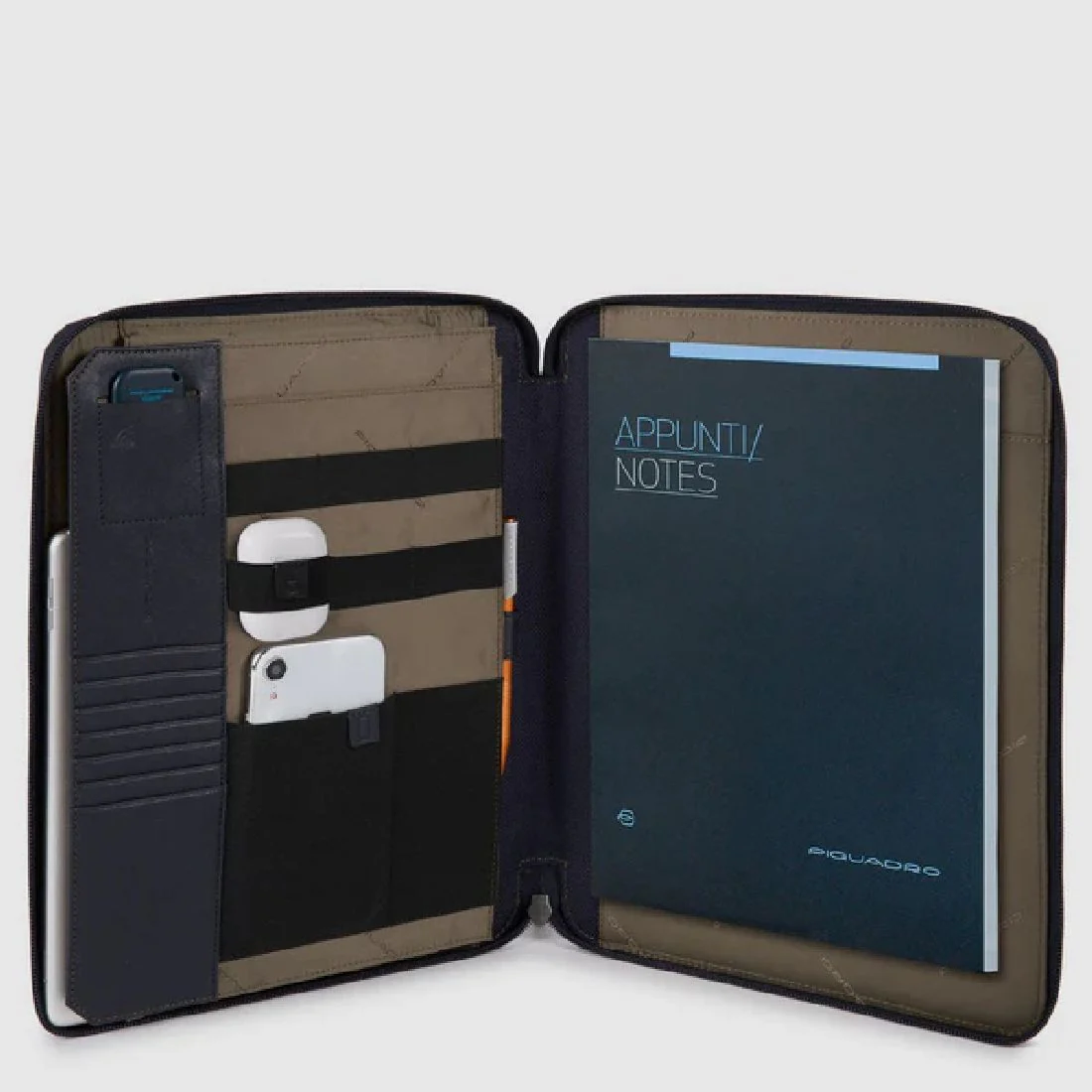 Portablocco Piquadro con scompartimento per tablet 12,9'' blu PB5483BR2-T-BLU