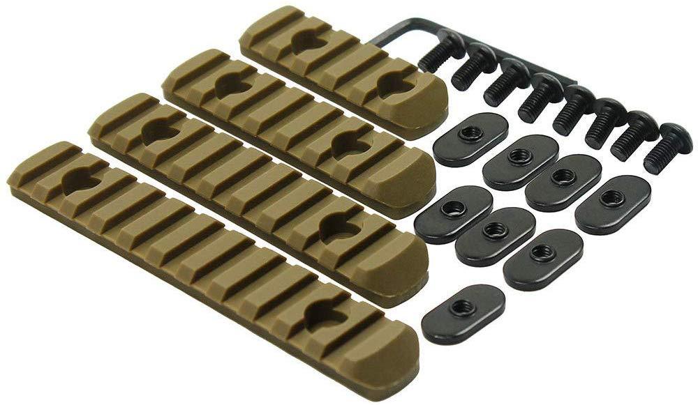 4-Pack Polymer Rail Section Kit Handguard L2 L3 L4 L5 Sizes