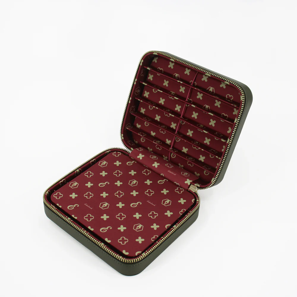 Esterbrook Pen Nook -  Twelve Pen Case - Moss Green