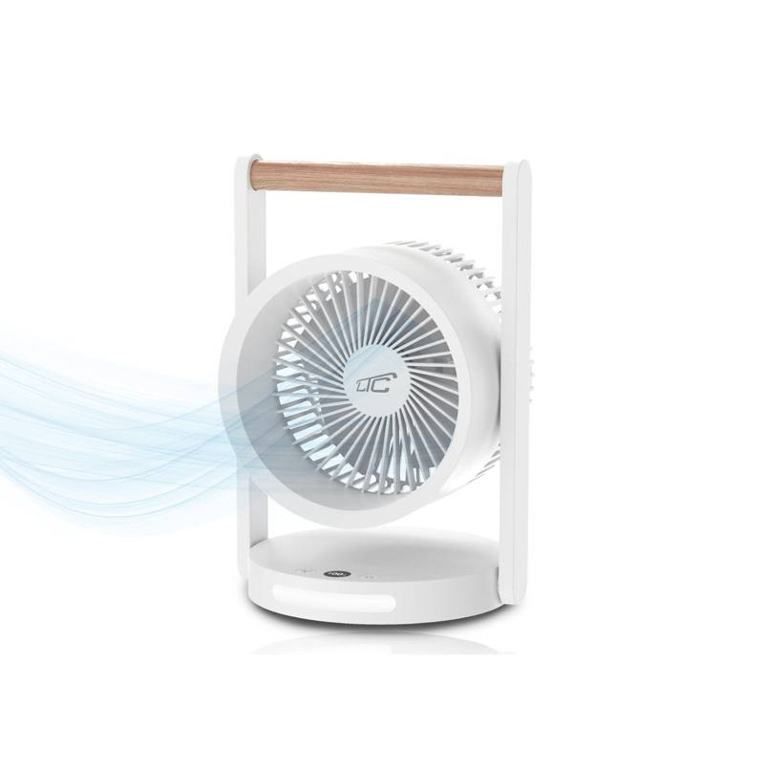 Tischventilator LXWB17 Kabelloser Tischventilator 10W USB-C
