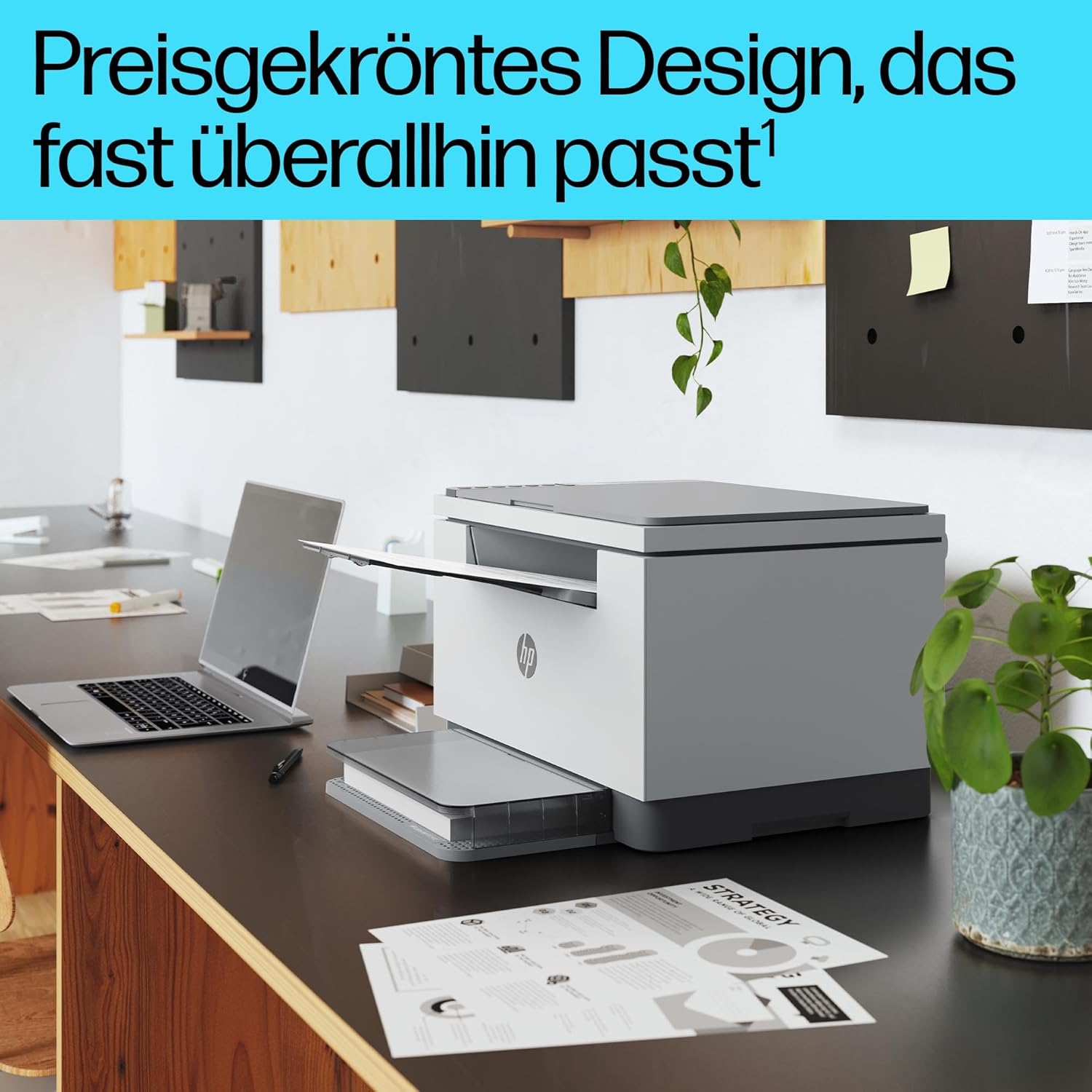HP LaserJet MFP M235sdw Multifunktions-Laserdrucker Schwarzweiß, Drucken, Kopieren, Scannen, Automat.beidseitiger Druck, Dual-Band Wi-Fi, USB, LAN, HP Smart App, Intelligente Benutzeroberfläche