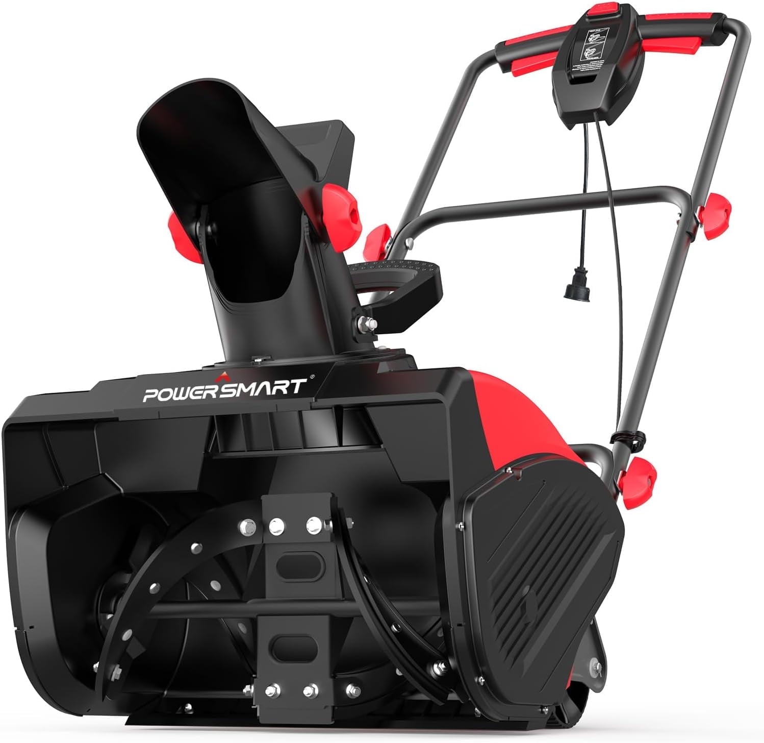 PowerSmart 18&prime;&prime; Corded Electric Snow Blower, 15 Amp Motor, Lightweight, 180&deg; Adjustable Chute