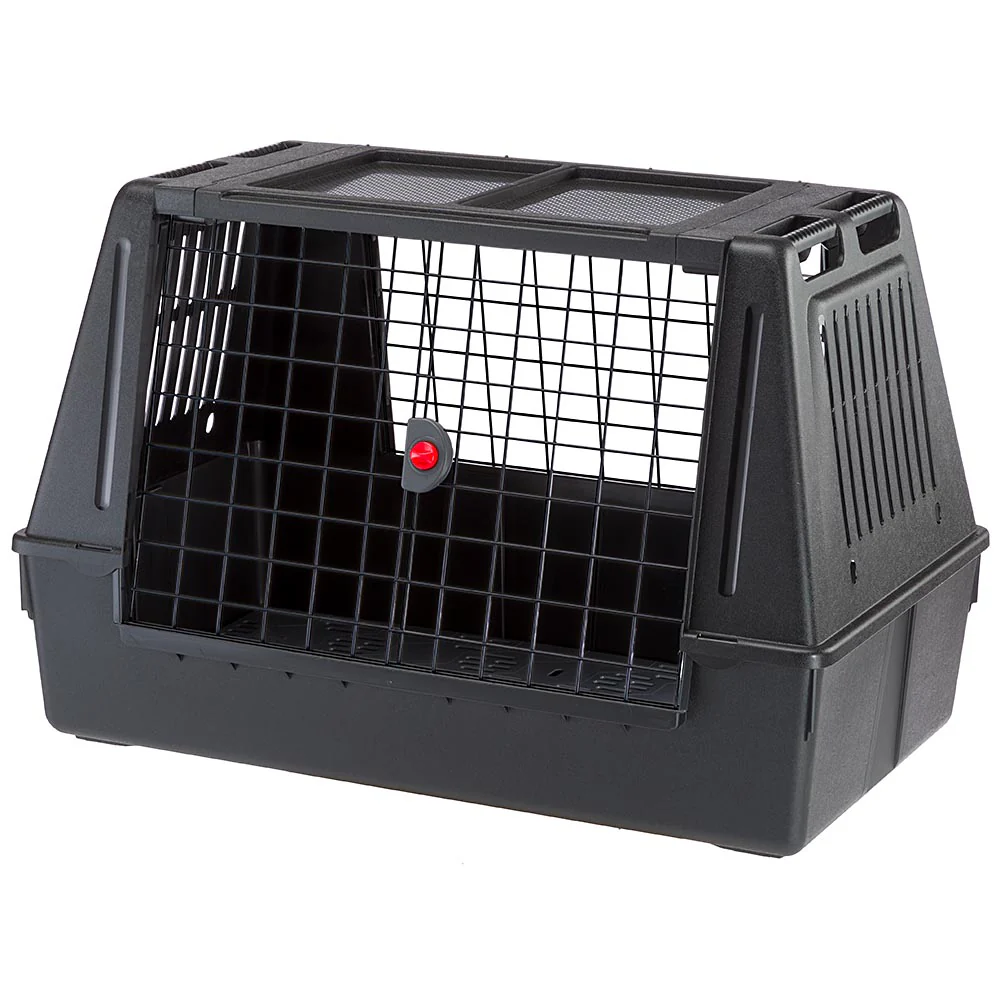 Atlas Car Scenic – Trasportino da Auto per Cani, Super Ventilato e Sicuro, con Doppia Porta Scorrevole, Disponibile in Due Misure