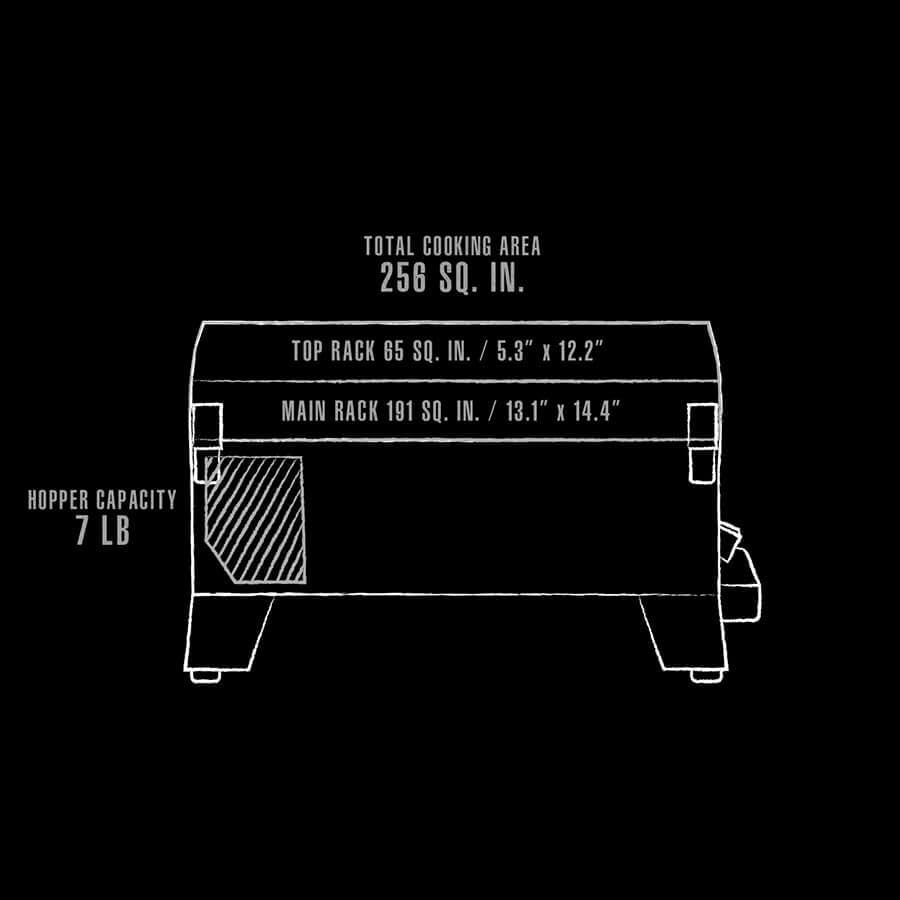 Pit Boss PB150PPG Table Top Wood Pellet Grill  Black - 11091