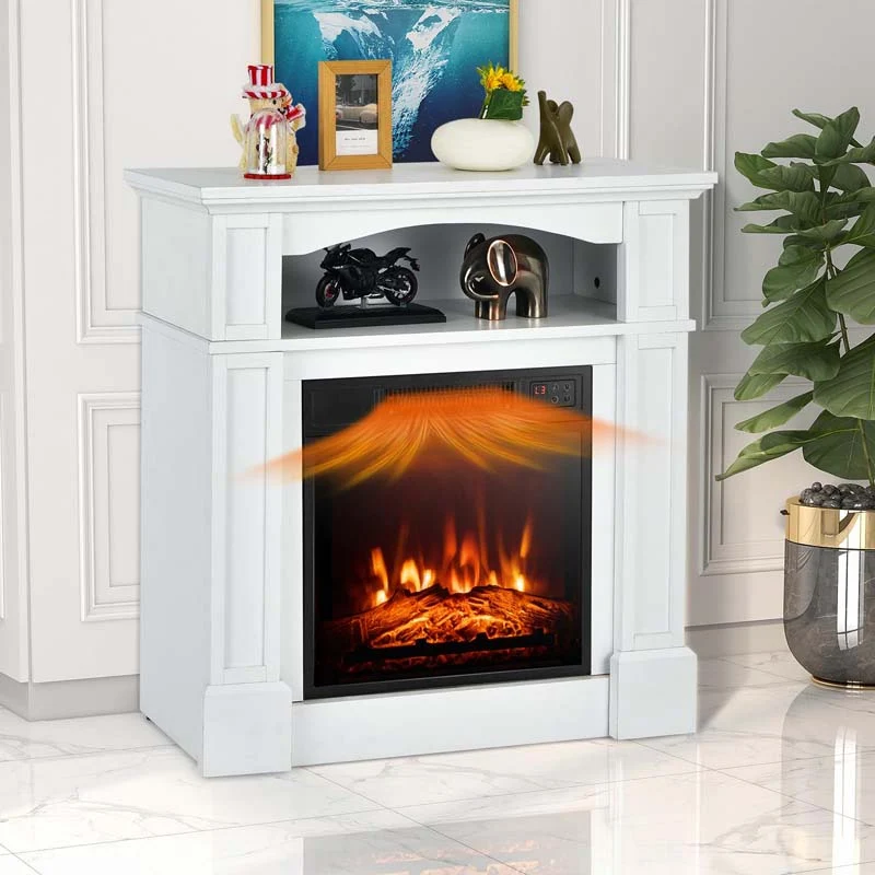 32 inch Electric Fireplace Mantel