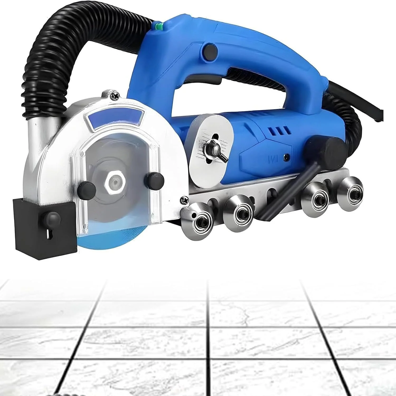 Himopuer Staubsauger, 1200 W, Schwarz, elektrischer Fugenreiniger, selbstsaugende Fliesenfugenöffnermaschine, 9000 U/m