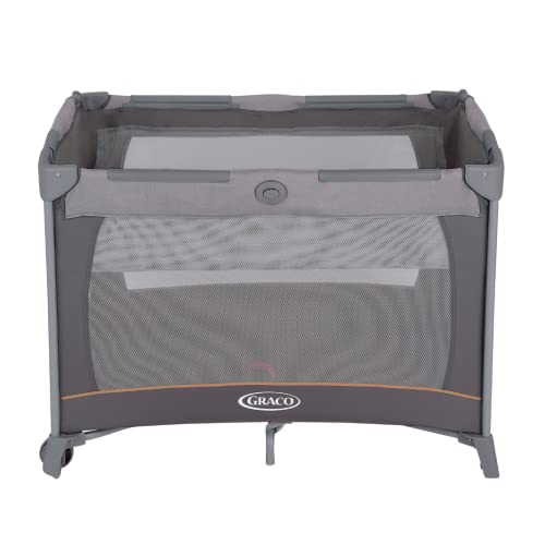 Graco Contour   Lettino da viaggio con culla leggera, pieghevole e compatta, adatta dalla nascita fino a circa 3 anni, Pebble Fashion : Fai da te