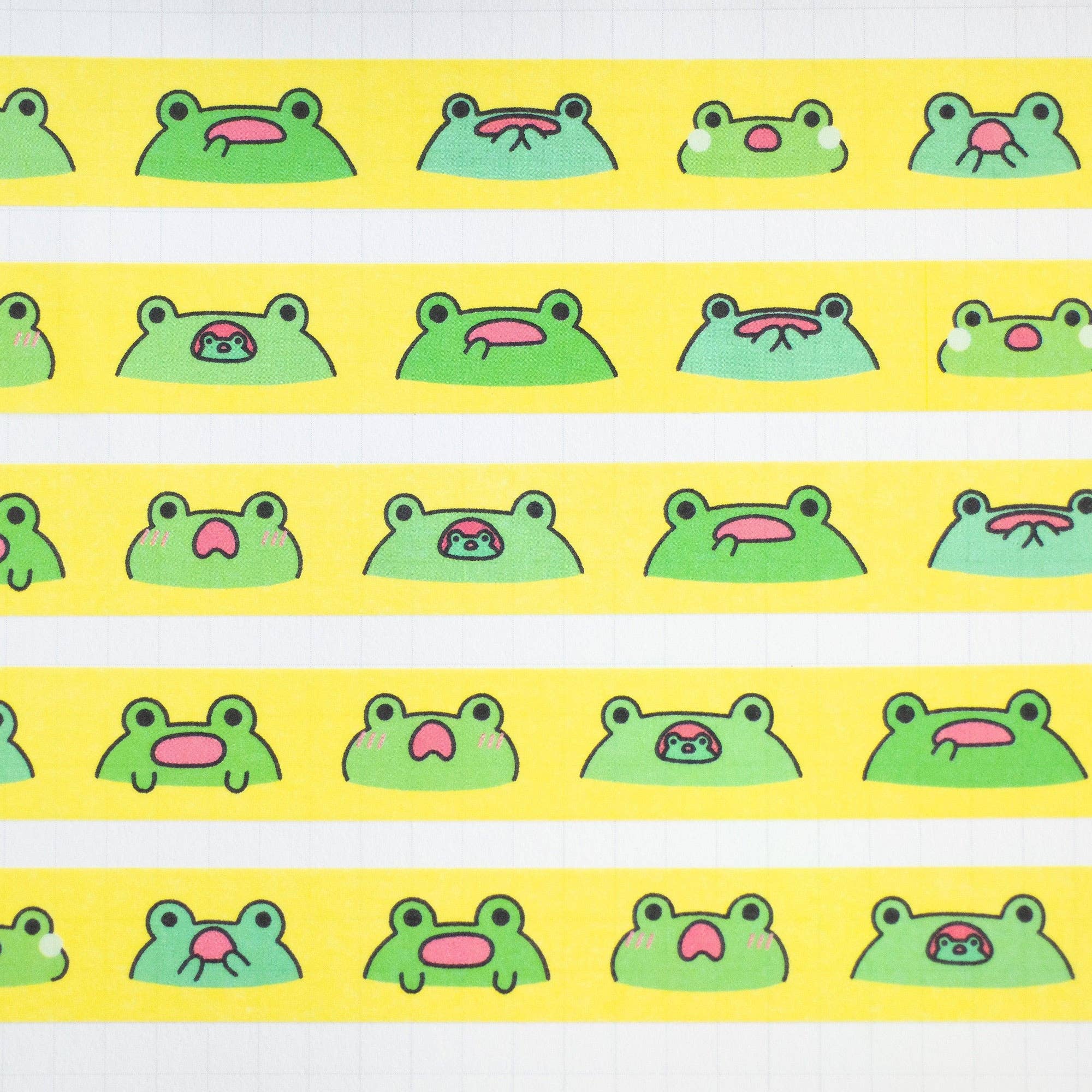 Robot Dance Battle - Shocked! Frogs Washi Tape