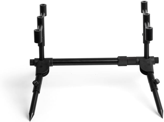 Trakker Quicklock Pod Kit | Schnelle Einrichtung Karpfenangeln Rod Pod | Robustes, stilvolles schwarzes mattes Aluminium | Präzise CAD-Konstruktion | Anti-Verdrehung zentrales TPS-System | Inklusive