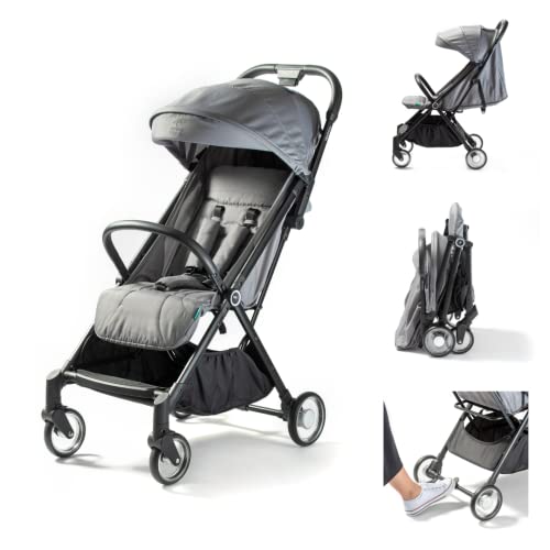 Urban Kanga Wallaby Passeggino Ultra Compatto e Leggero da Viaggio pesa solo 5 Kg 0 40 mesi (Oxford Grigio) : Prima infanzia