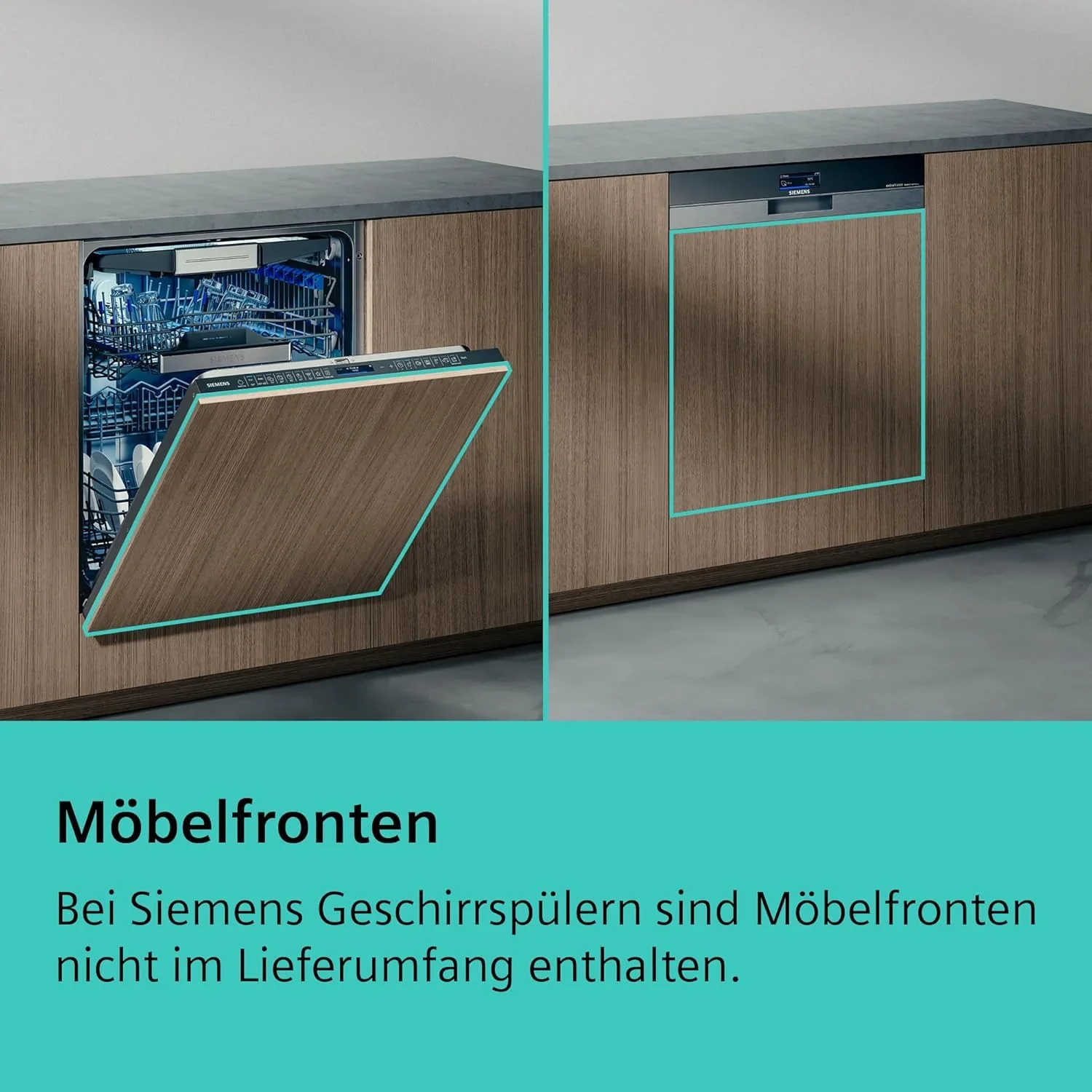Siemens SN63EX14VE, iQ300 Smarter Geschirrsp��ler, Vollintegrierte Sp��lmaschine mit Besteckschublade, 60 cm, Auto T��r?ffnung dank autoOpen dry, Besonders leise durch iQdrive-Motor, infoLight aquaStop