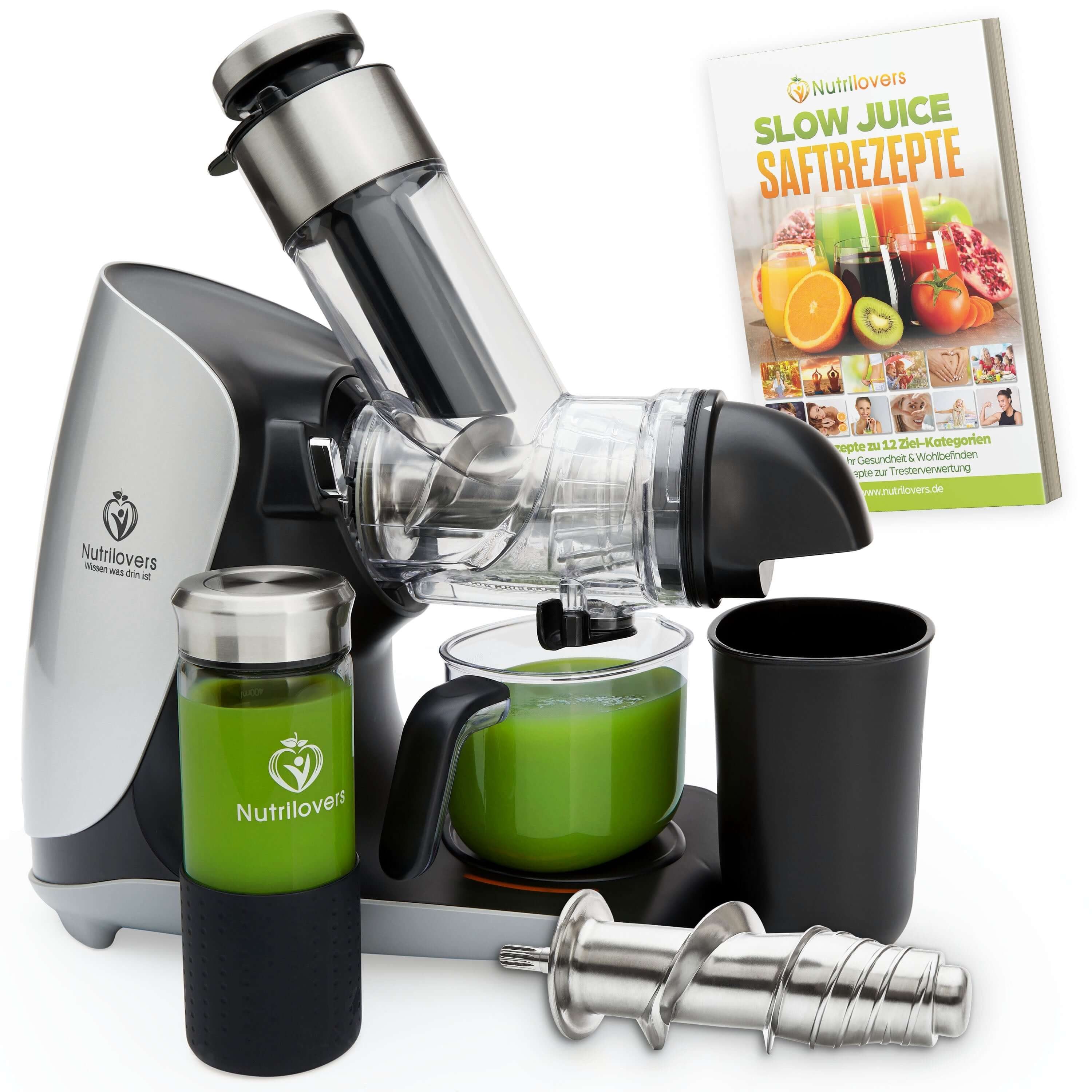 Slow Juicer Edelstahl Slow Juicer - Nährstoffreiche Säfte - Sellerie Entsafter