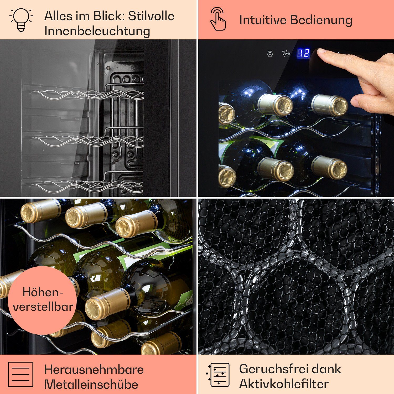 Weinkühlschrank Shiraz 15 Slim Uno
