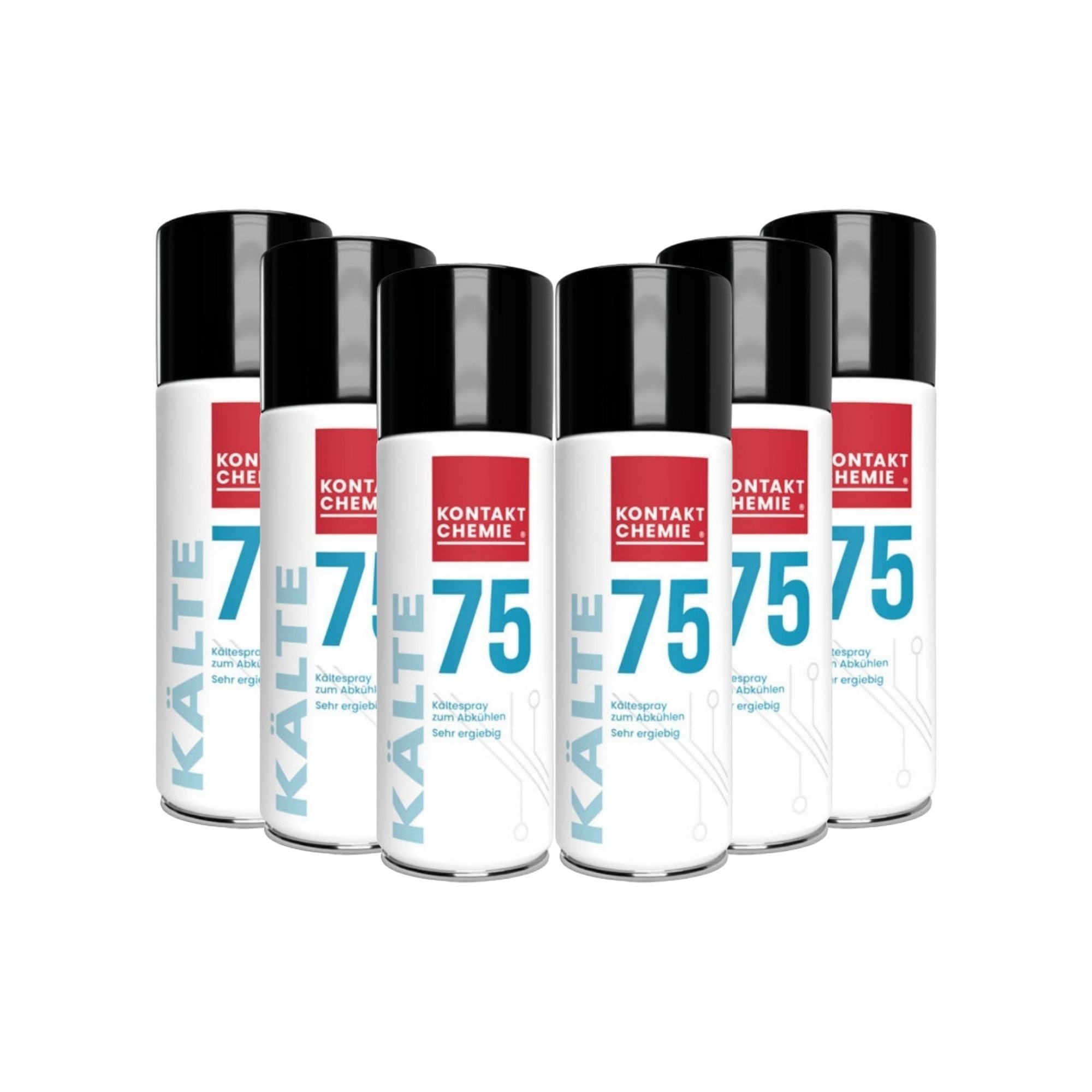 Kältemittel 6 Stück Kältespray, KÄLTE 75, je 200ml