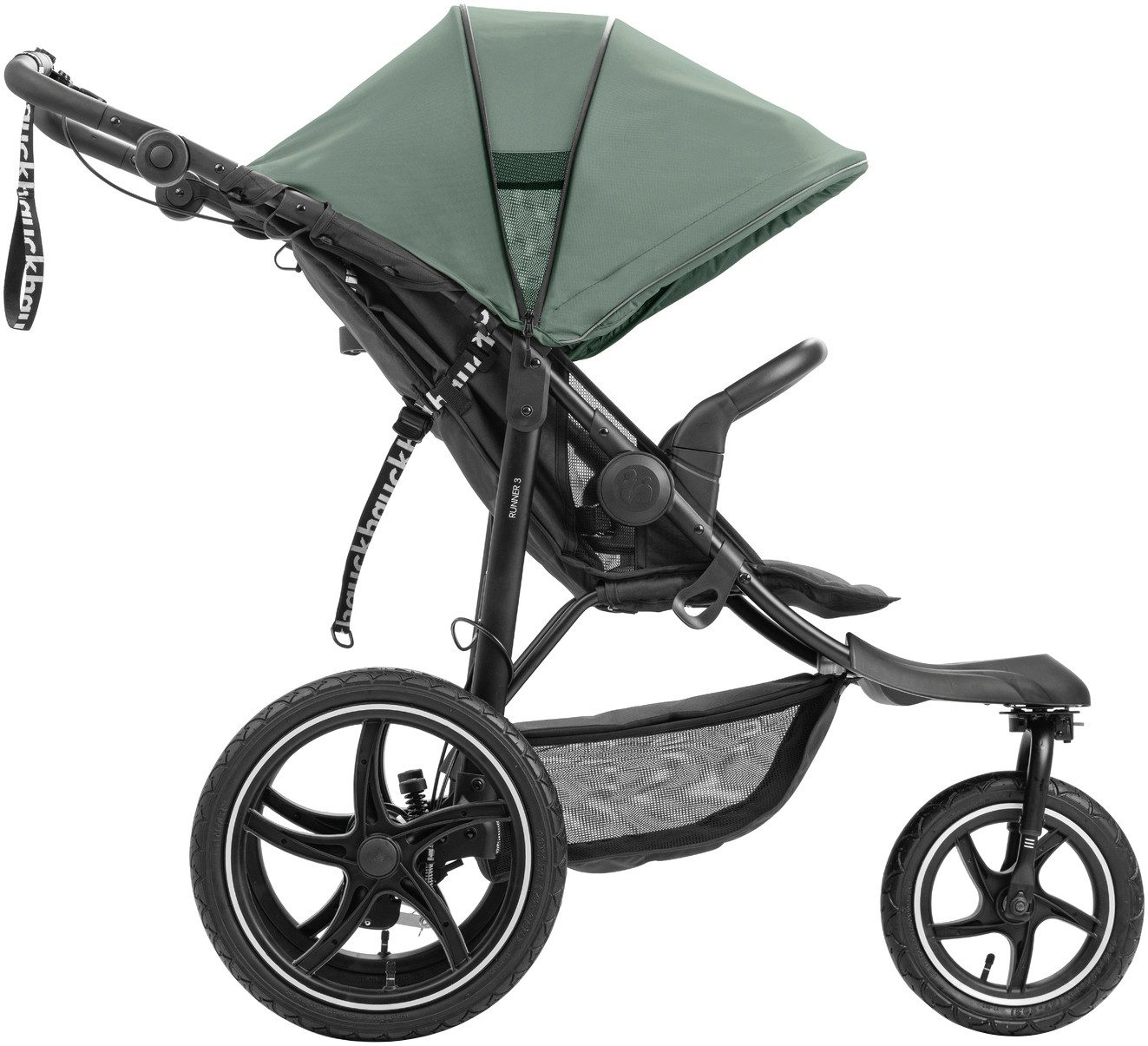 Dreirad-Kinderwagen Runner 3, Jungle Green