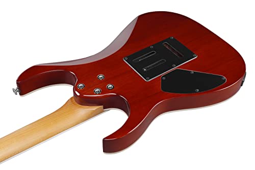 Ibanez Gio GRG220PA1 BKB Transparent Brown Black Burst   Chitarra elettrica : Strumenti Musicali