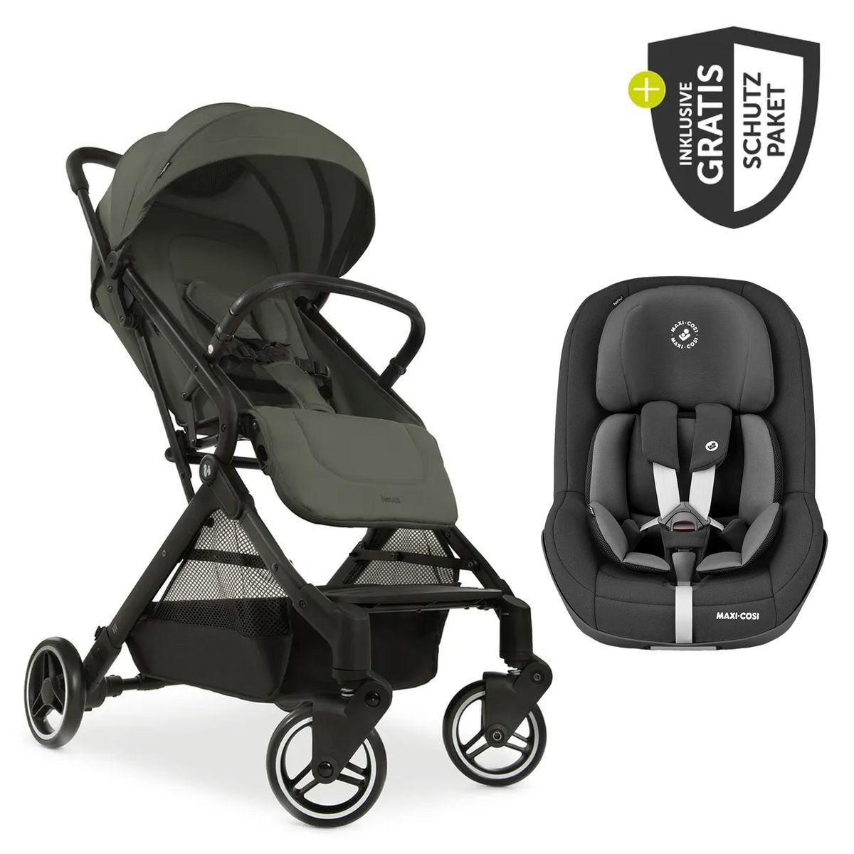 Kinder-Buggy Travel N Care - Dark Olive