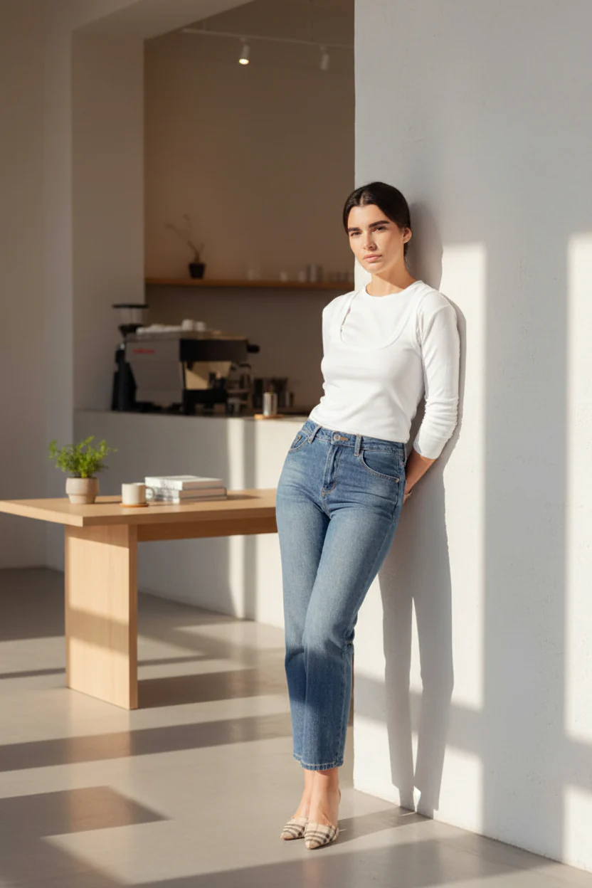 Classic Straight Denim Jeans �C Timeless Fit, Premium Cotton Denim
