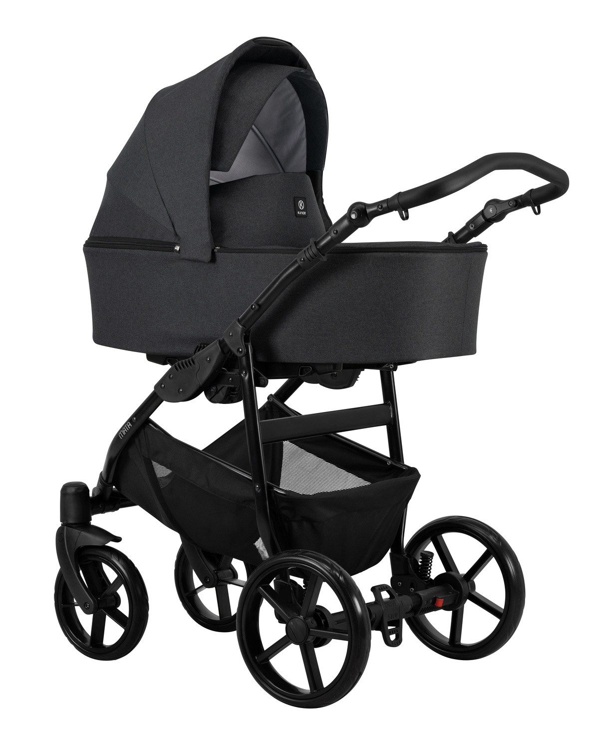 Kombi-Kinderwagen MATA 3 in1 Kinderwagen mit schwarzem Rahmen – Babywagen