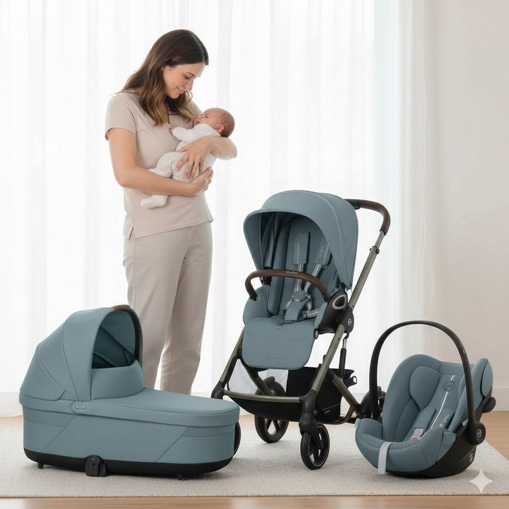 Kombi-Kinderwagen Talos S Lux Kinderwagen inkl. Babywanne und Cloud G - Kollektion 2026