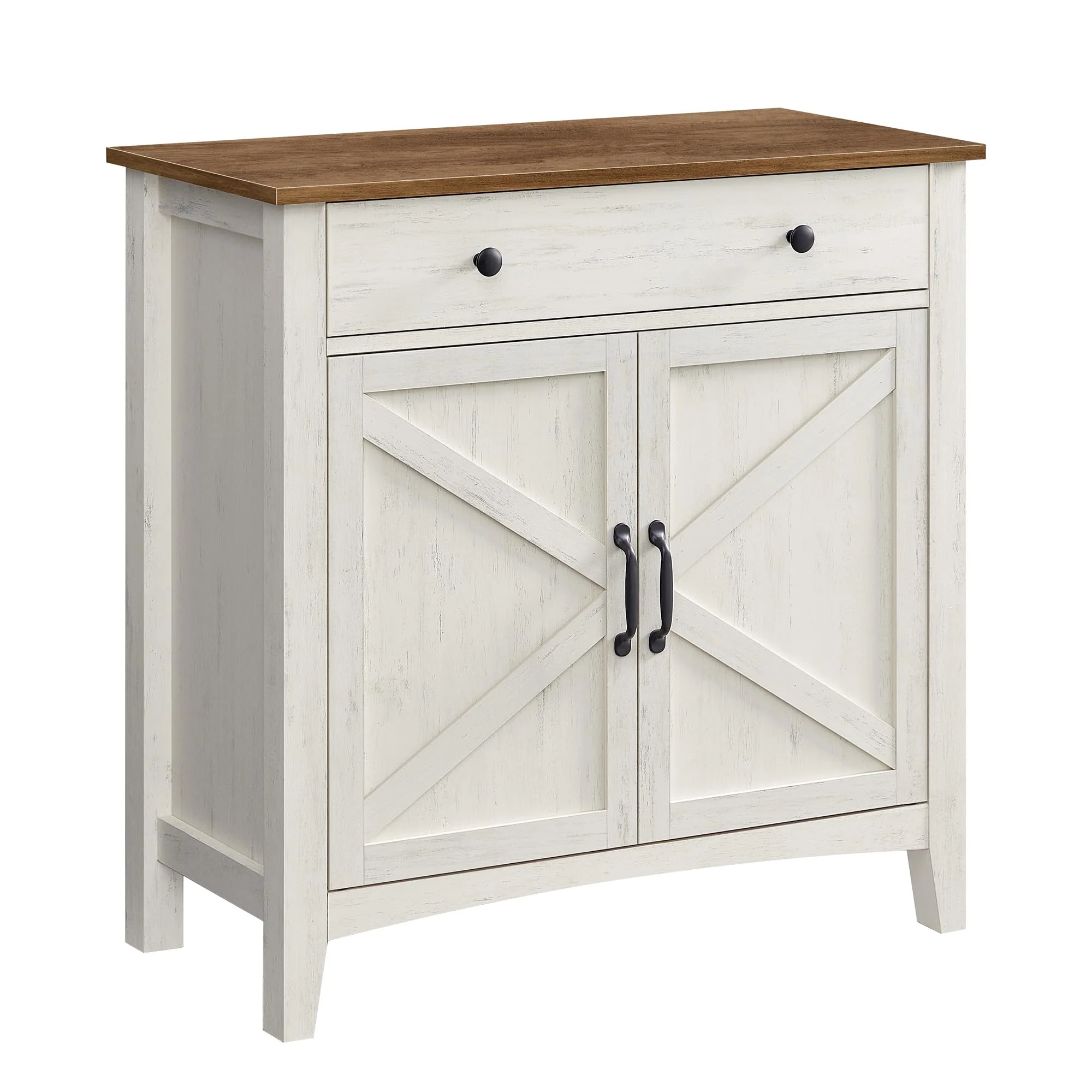 VASAGLE LIRY Sideboard mit Türen, Schubladen und Stauraum im Landhausstil