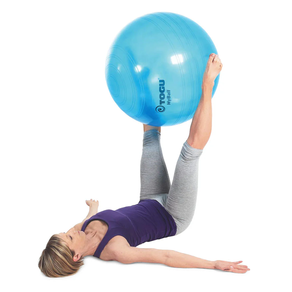 Togu Gymnastikball MyBall 55 cm blau-transparent