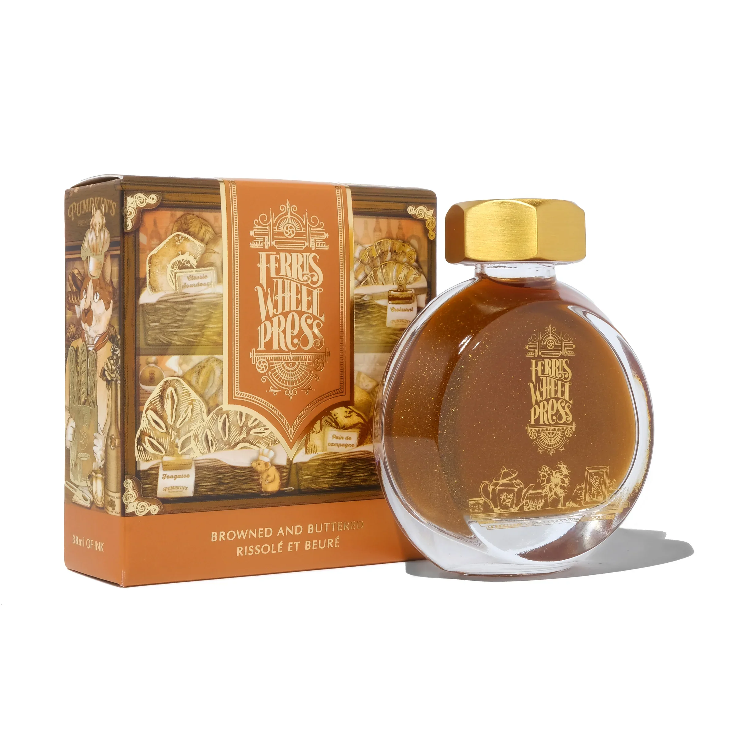 Ferris Wheel Press Fountain Pen Ink - Browned and Buttered