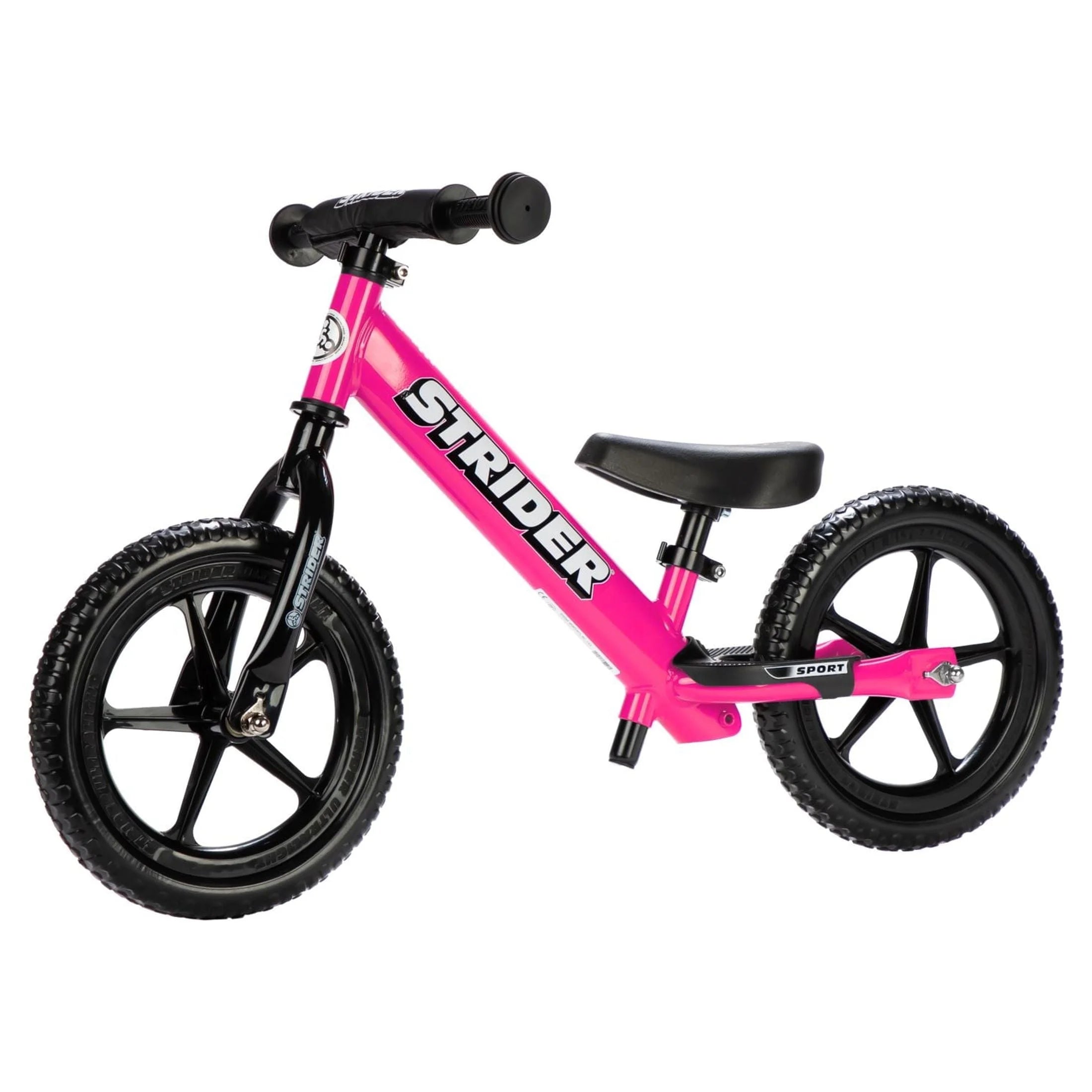 Strider &ndash; 12 Sport Balance Bike, Ages 18 Months to 5 Years &ndash; Pink
