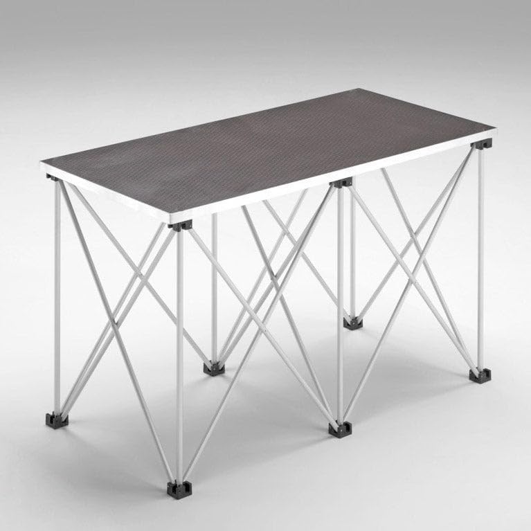 Generico Tavolo Richiudibile 60x120 cm - Altezza 90 cm - per Dj Musicisti Live Palco