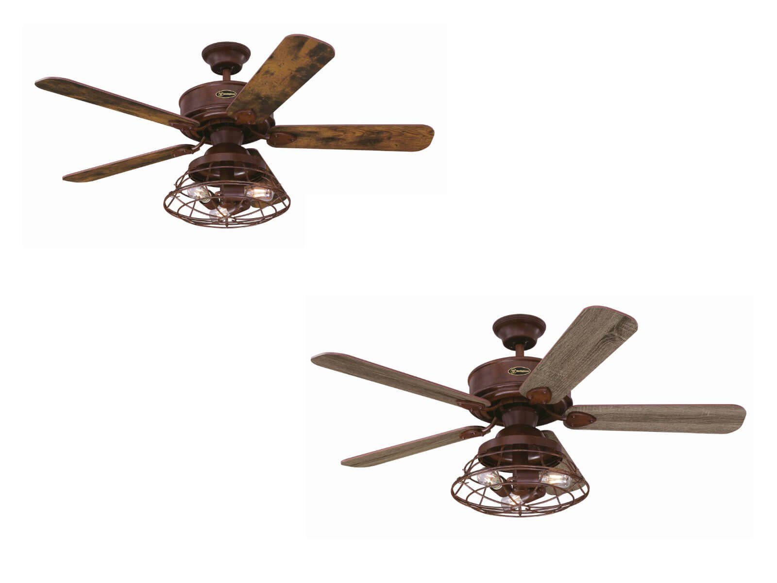 Deckenventilator Deckenventilator Barnett Braun 122 cm mit LED Leuchte